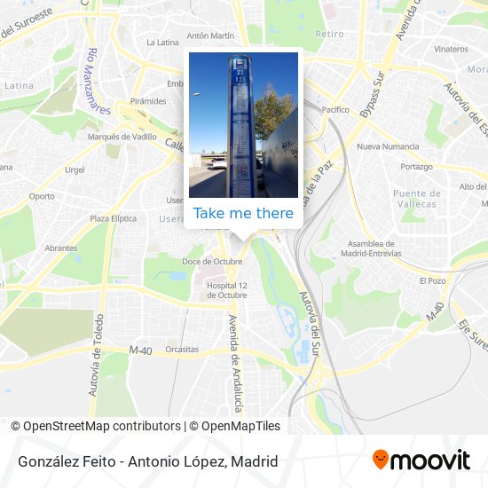 González Feito - Antonio López map
