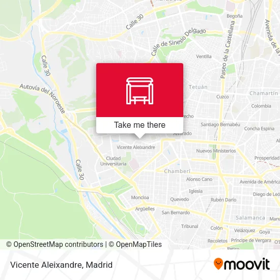 mapa Vicente Aleixandre