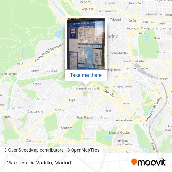 Marqués De Vadillo map
