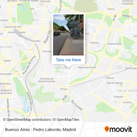 Buenos Aires - Pedro Laborde map