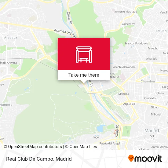 Real Club De Campo map