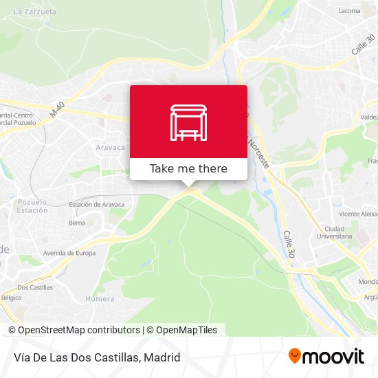 Vía De Las Dos Castillas map