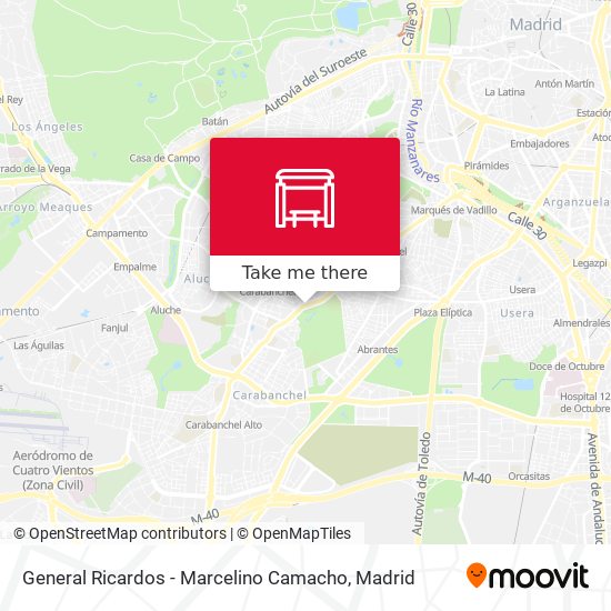 General Ricardos - Marcelino Camacho map