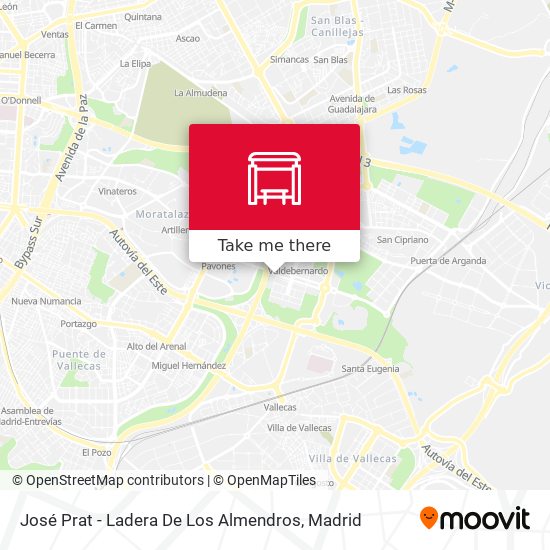 José Prat - Ladera De Los Almendros map