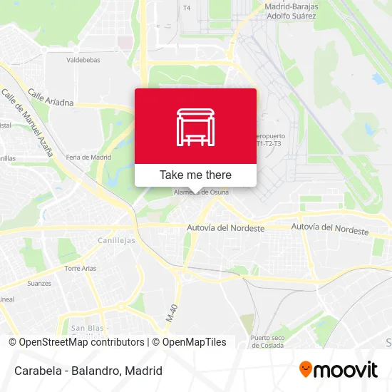 Carabela - Balandro map