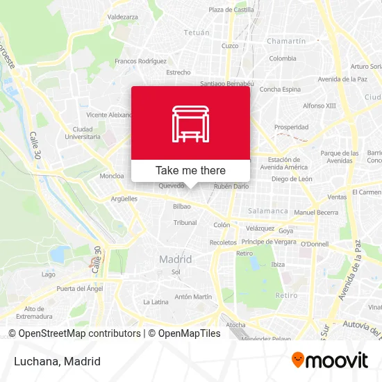 Luchana map