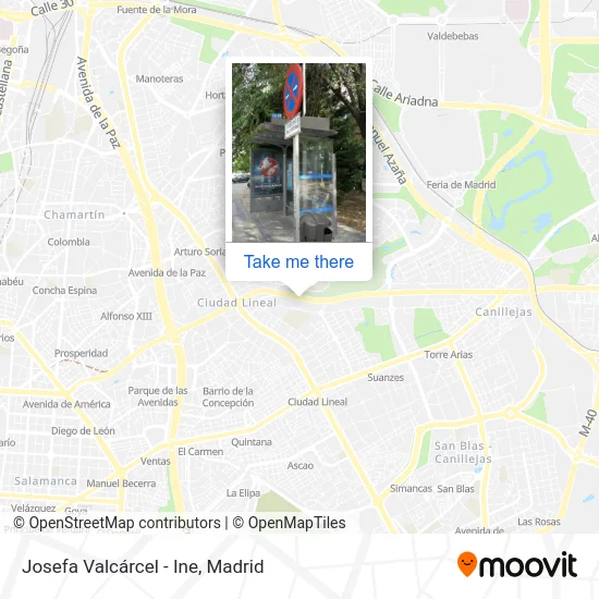 Josefa Valcárcel - Ine map