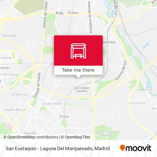 San Eustaquio - Laguna Del Marquesado map