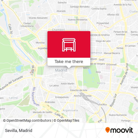 Sevilla map