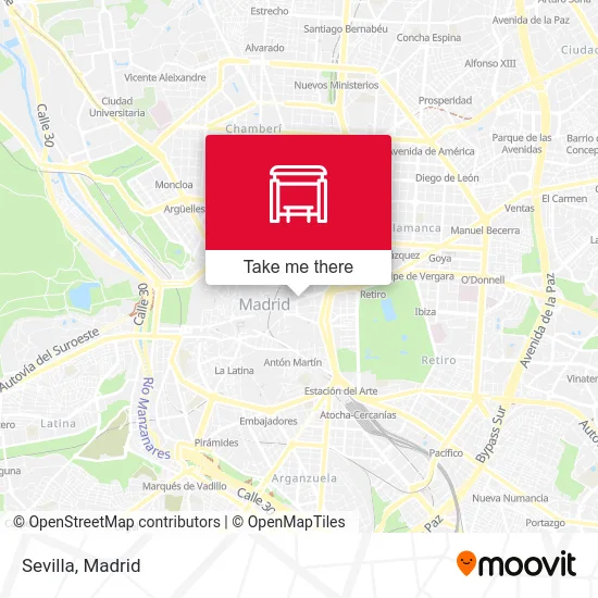 Sevilla map