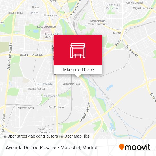 Avenida De Los Rosales - Matachel map