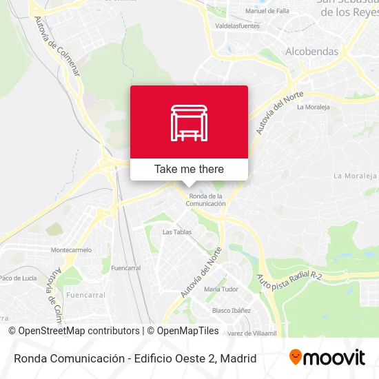 Ronda Comunicación - Edificio Oeste 2 map