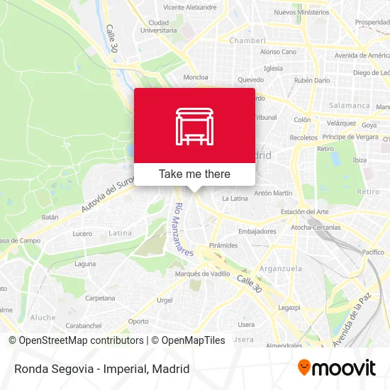 mapa Ronda Segovia - Imperial