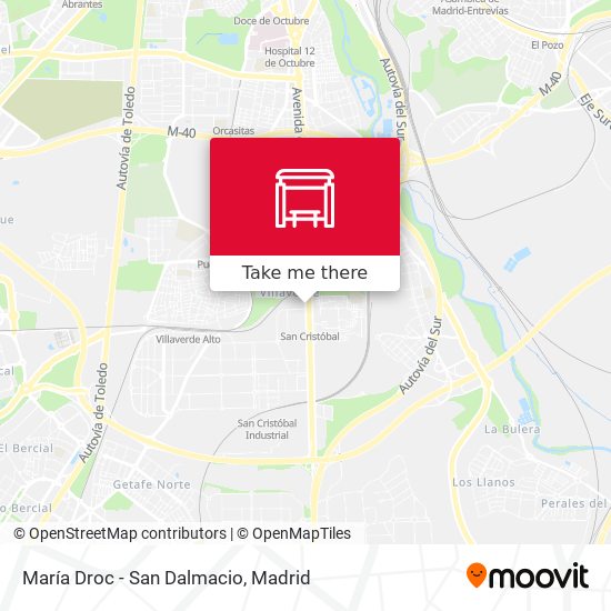 María Droc - San Dalmacio map
