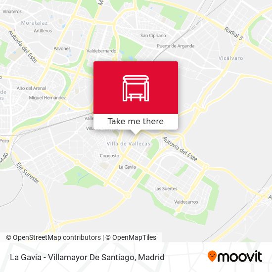 La Gavia - Villamayor De Santiago map