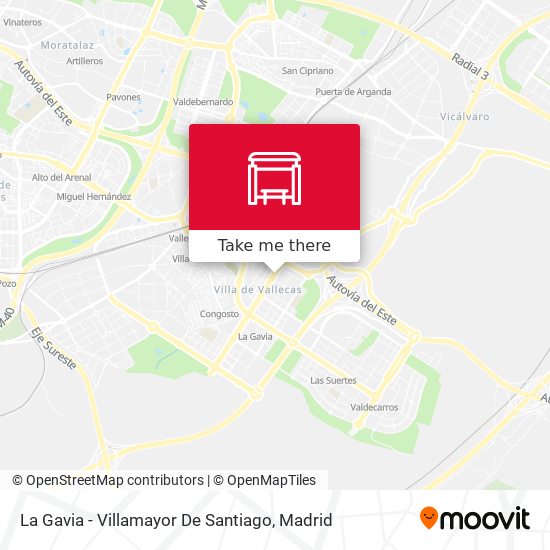 La Gavia - Villamayor De Santiago map