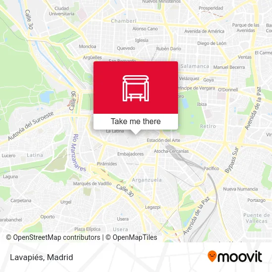 Lavapiés map