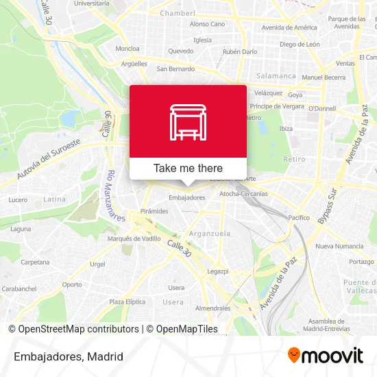 Embajadores map