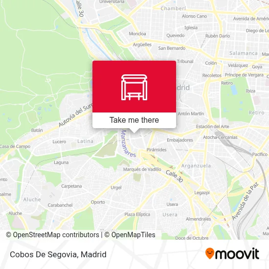 Cobos De Segovia map
