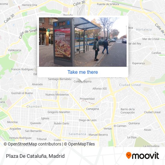 Plaza De Cataluña map