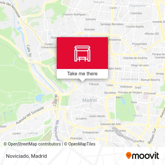 Noviciado map
