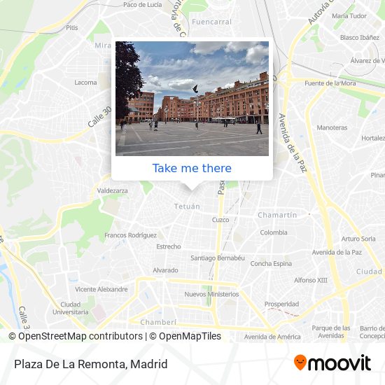 mapa Plaza De La Remonta