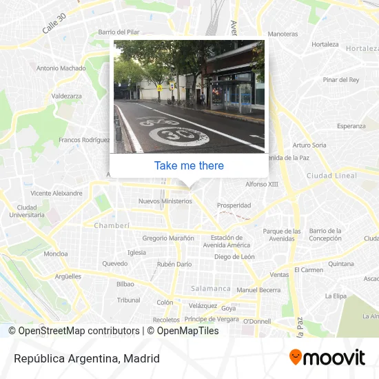 República Argentina map