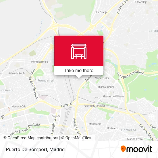 Puerto De Somport map