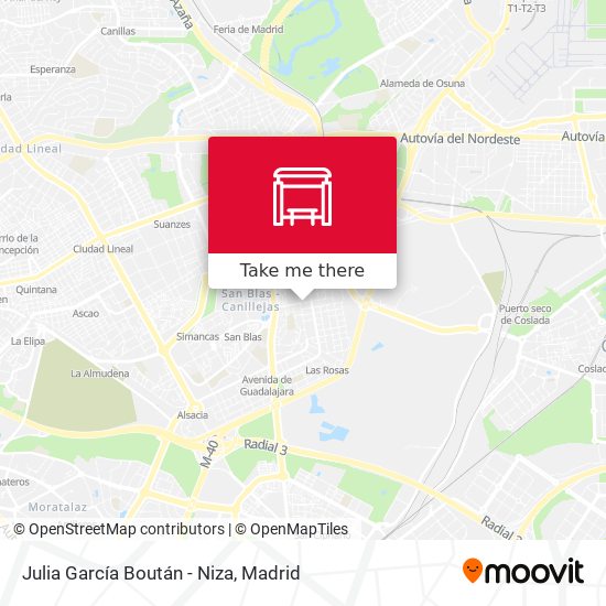 Julia García Boután - Niza map
