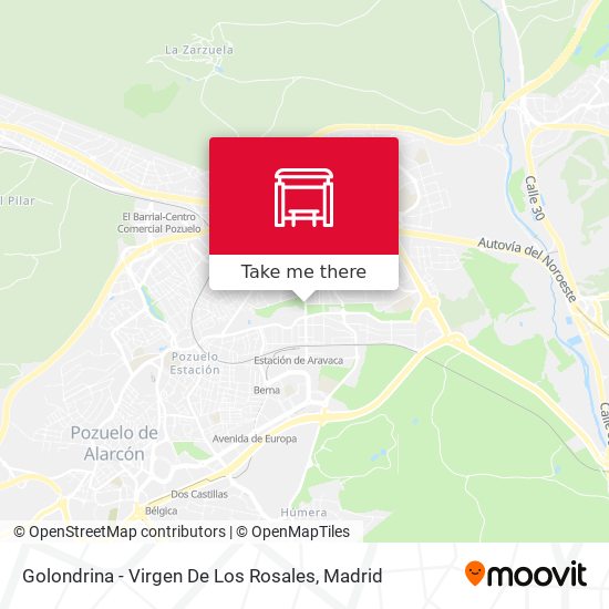 Golondrina - Virgen De Los Rosales map