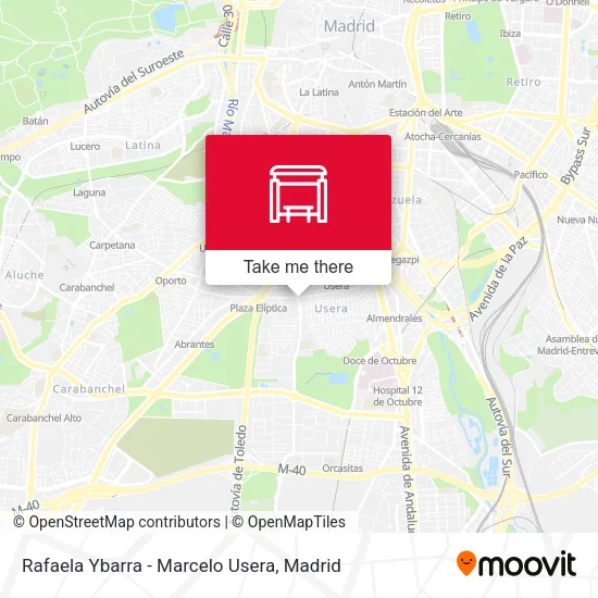 Rafaela Ybarra - Marcelo Usera map