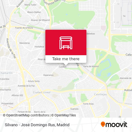 Silvano - José Domingo Rus map