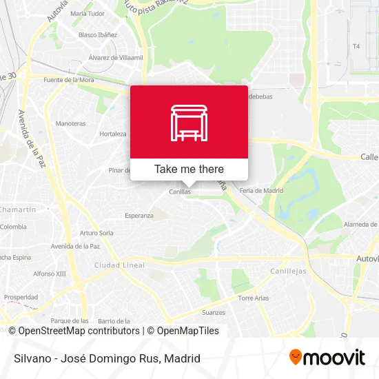Silvano - José Domingo Rus map