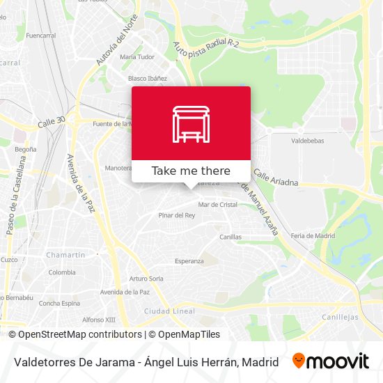Valdetorres De Jarama - Ángel Luis Herrán map