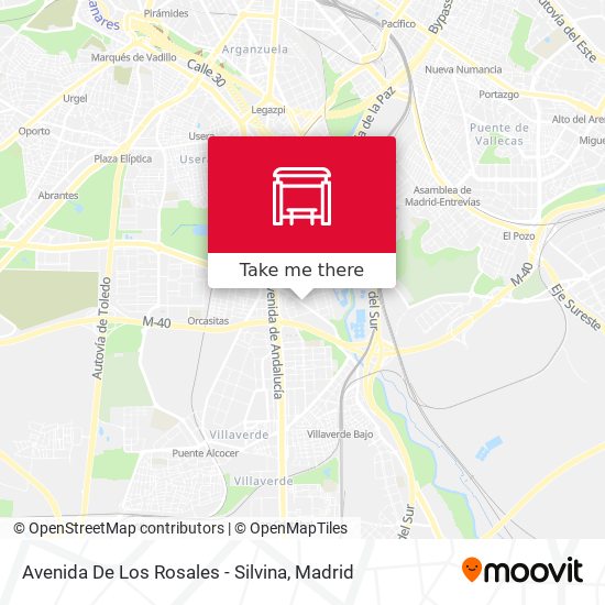 Avenida De Los Rosales - Silvina map