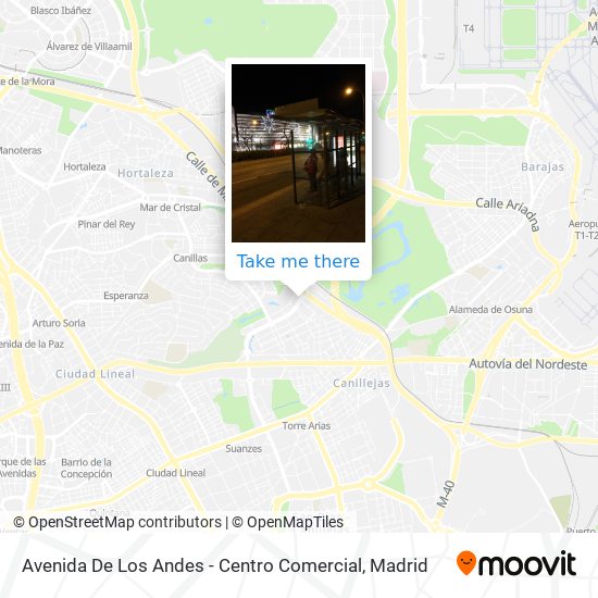 Avenida De Los Andes - Centro Comercial map