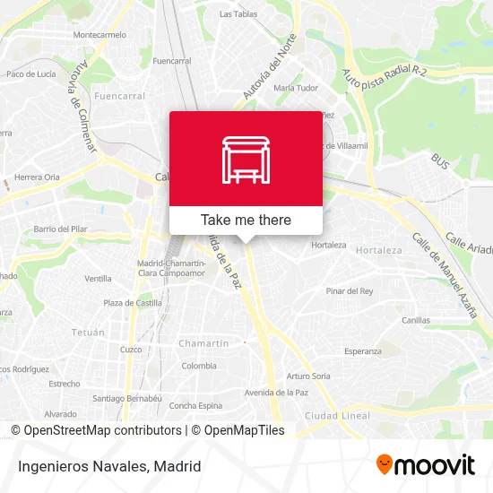 Ingenieros Navales map