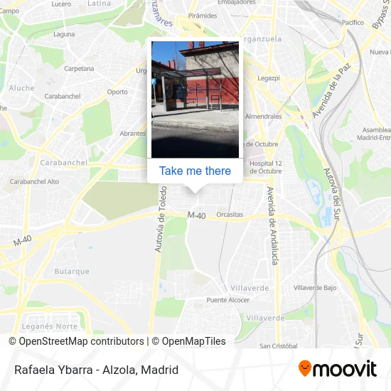 Rafaela Ybarra - Alzola map