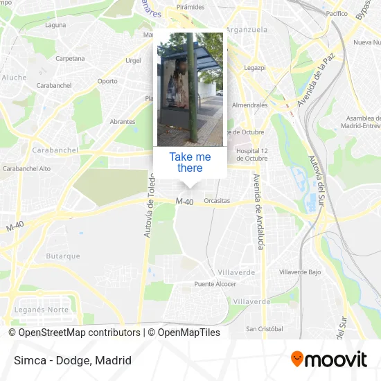 Simca - Dodge map