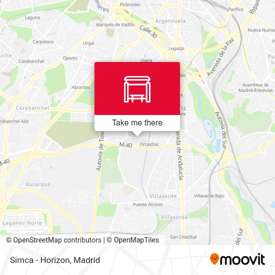 Simca - Horizon map