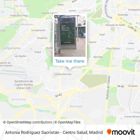Antonia Rodríguez Sacristán - Centro Salud map
