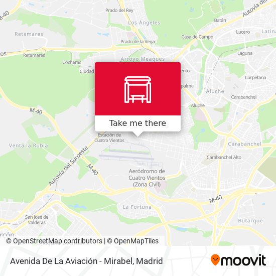 Avenida De La Aviación - Mirabel map