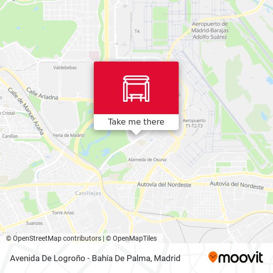 Avenida De Logroño - Bahía De Palma map