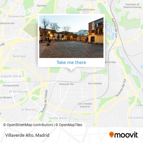 Villaverde Alto map