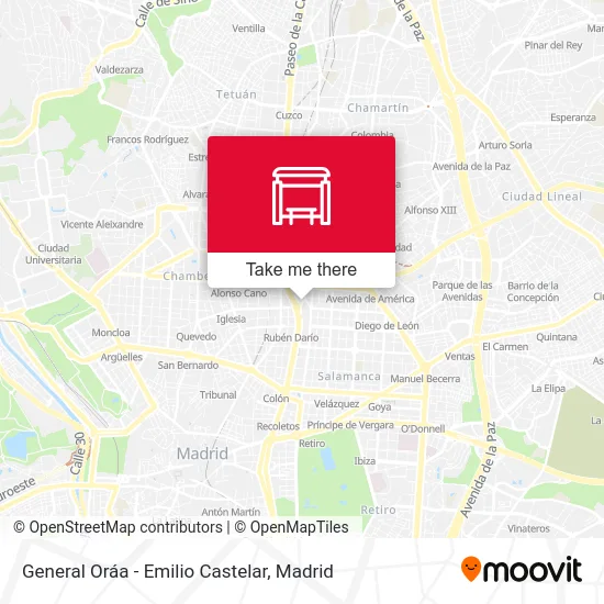 mapa General Oráa - Emilio Castelar