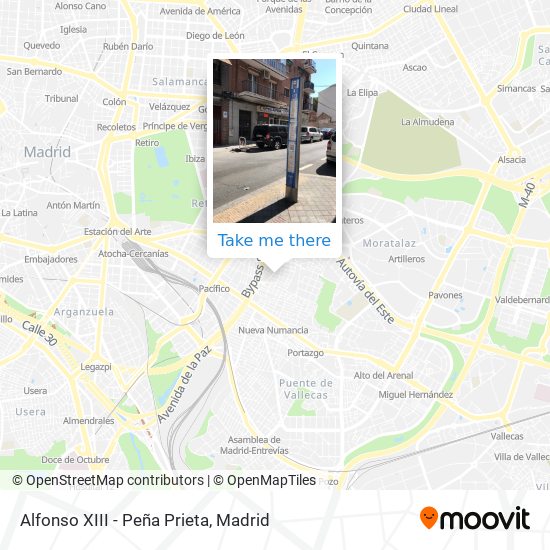 Alfonso XIII - Peña Prieta map