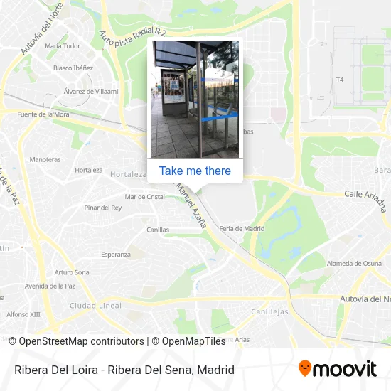 mapa Ribera Del Loira - Ribera Del Sena