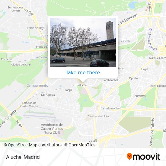 Aluche map