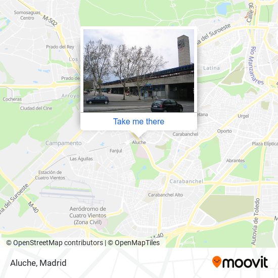 Aluche map