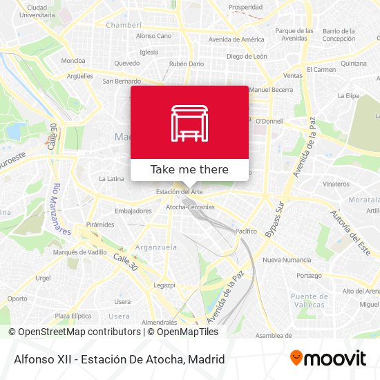 Alfonso XII - Estación De Atocha map